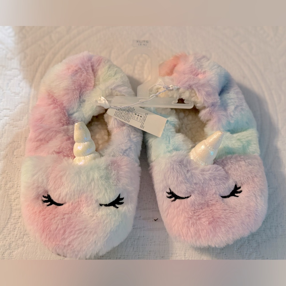 UNICORN Plush Slippers
